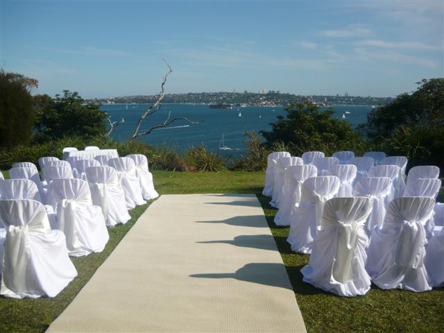 wedding ceremony chairs and covers